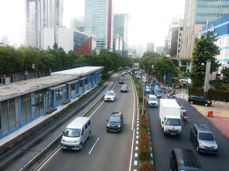 Jalan H R Rasuna Said, Jakarta's Kuningan district