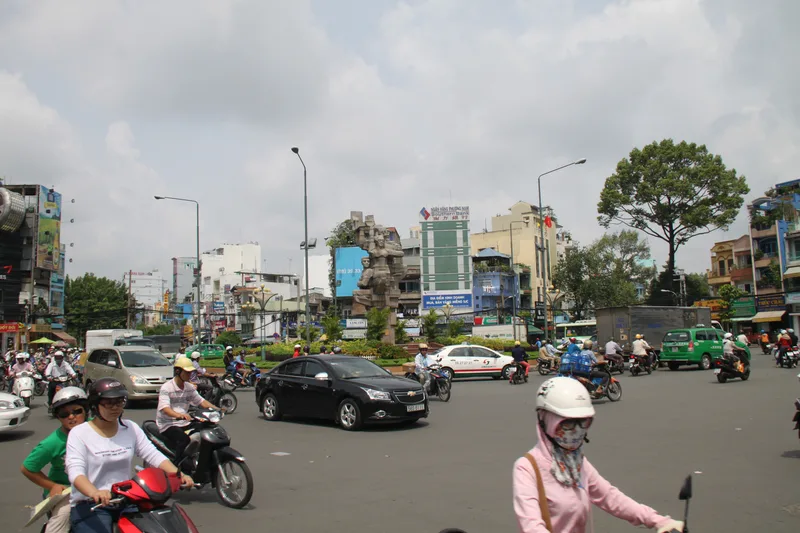 Street scene in Cholon district, Ho Chi Minh City, Vietnam